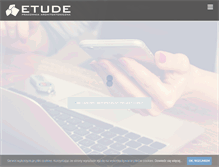Tablet Screenshot of etude.pl